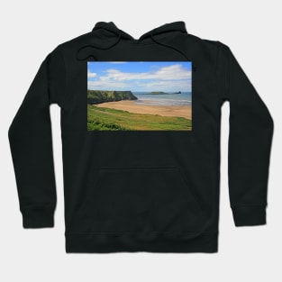 Gower Peninsula, Rhossili Beach & Worm's Head Hoodie